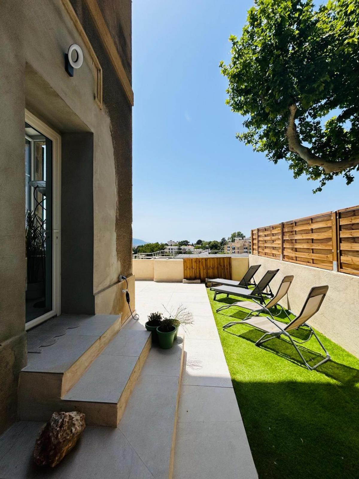 Maisons Detente Jardin, Terrasse Vue Mer Et Spa Марсель Екстер'єр фото